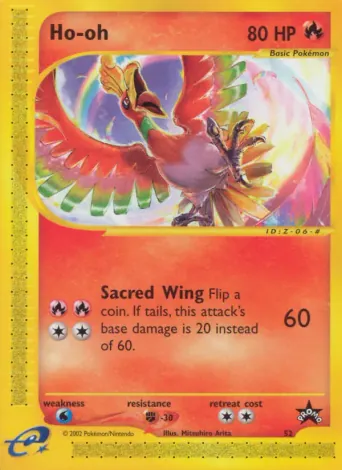 Ho-oh Pokémon card #52