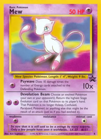 Mew Pokémon card #8