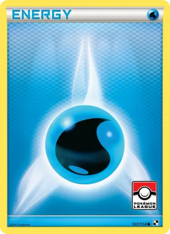 Water Energy Pokémon card #107
