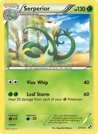 Serperior Pokémon card #5