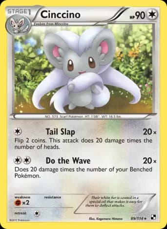 Cinccino Pokémon card #89