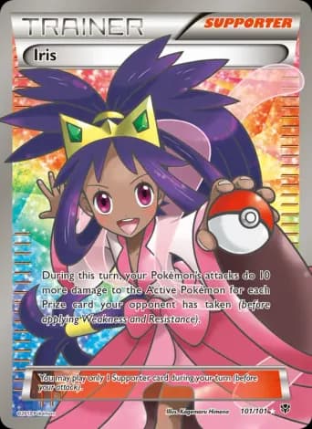 Iris Pokémon card #101