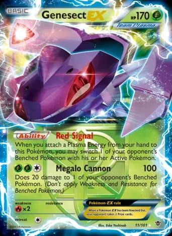 Genesect-EX Pokémon card #11