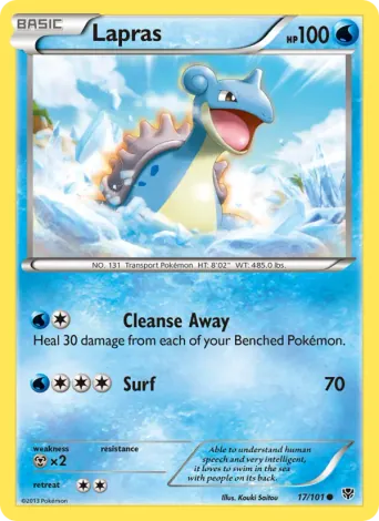 Lapras Pokémon card #17