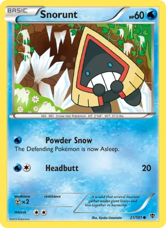 Snorunt Pokémon card #21
