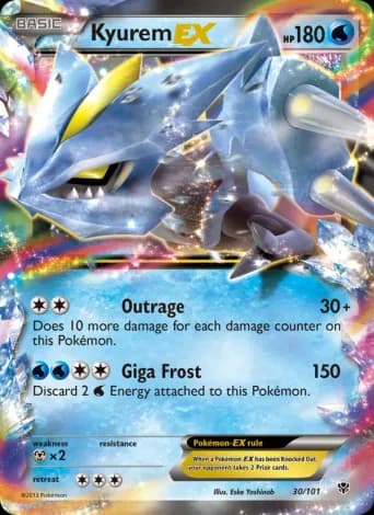 Kyurem-EX Pokémon card #30