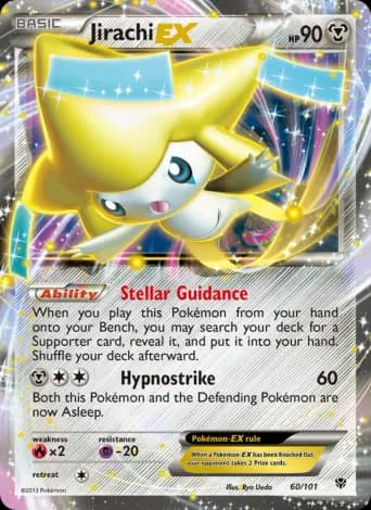 Jirachi-EX Pokémon card #60