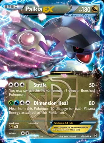 Palkia-EX Pokémon card #66