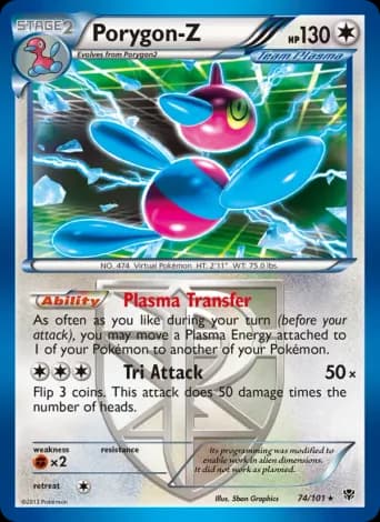 Porygon-Z Pokémon card #74