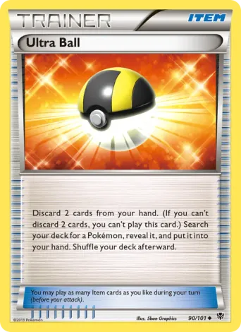 Ultra Ball Pokémon card #90