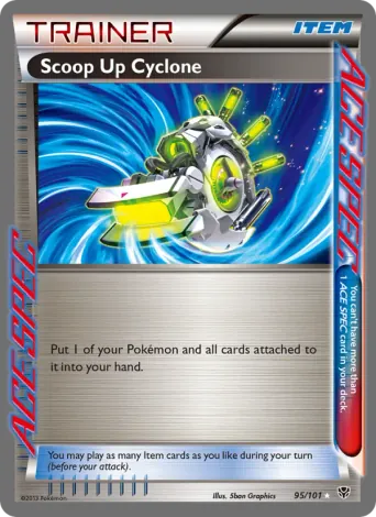 Scoop Up Cyclone Pokémon card #95