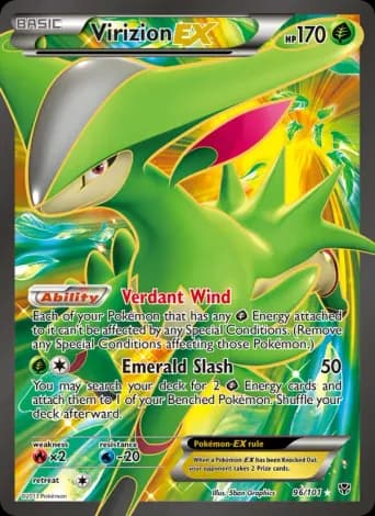 Virizion-EX Pokémon card #96