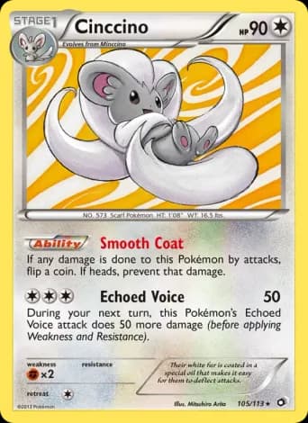 Cinccino Pokémon card #105