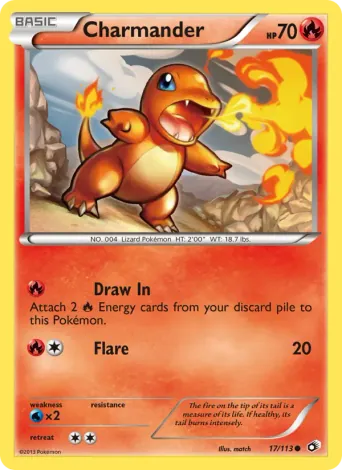 Charmander Pokémon card #17