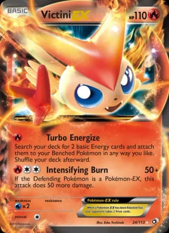 Victini-EX Pokémon card #24