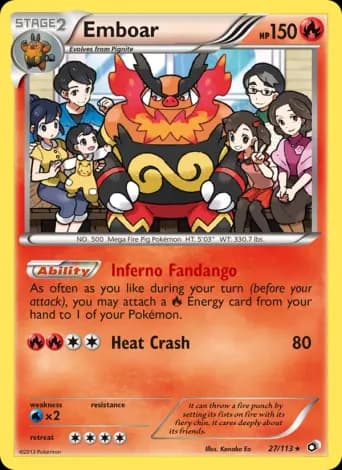 Emboar Pokémon card #27