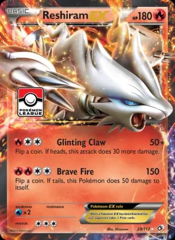 Reshiram-EX Pokémon card #29