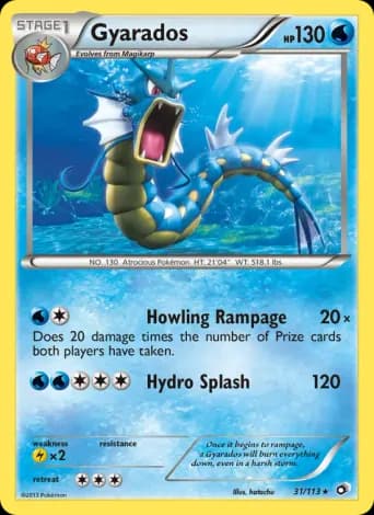 Gyarados Pokémon card #31