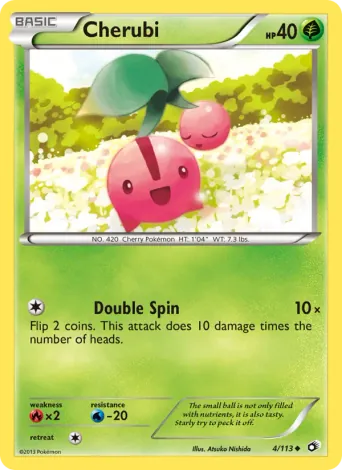 Cherubi Pokémon card #4