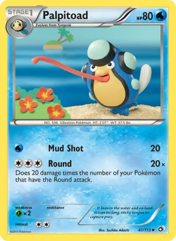 Palpitoad Pokémon card #41