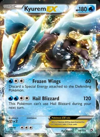 Kyurem-EX Pokémon card #44