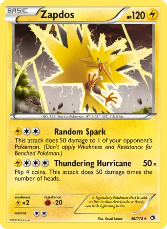 Zapdos Pokémon card #46