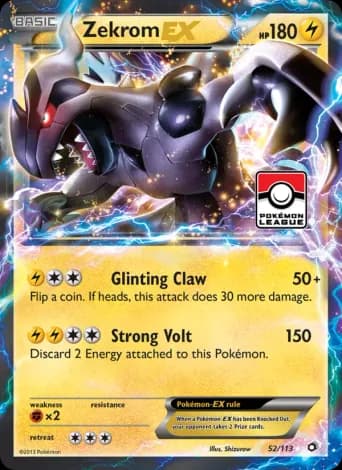 Zekrom-EX Pokémon card #52