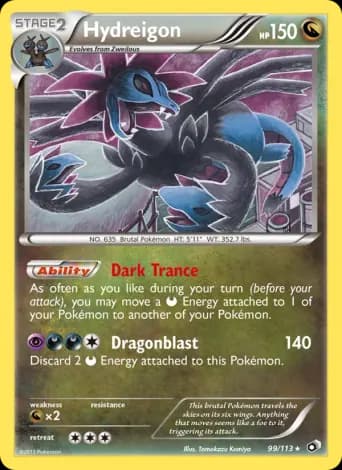 Hydreigon Pokémon card #99