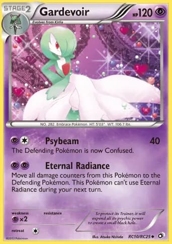 Gardevoir Pokémon card #RC10