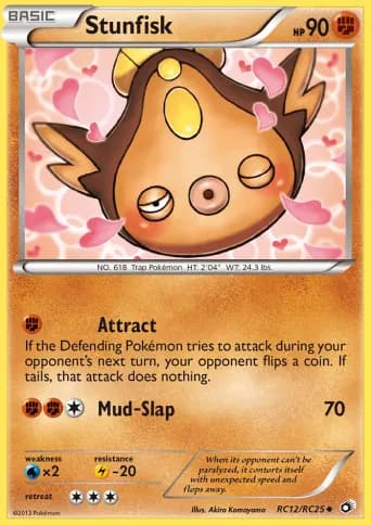 Stunfisk Pokémon card #RC12