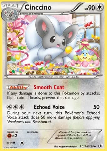 Cinccino Pokémon card #RC19