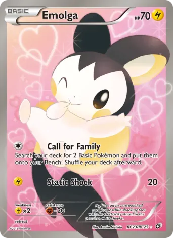 Emolga Pokémon card #RC23