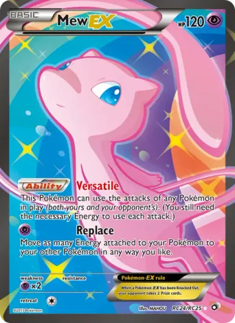 Mew-EX Pokémon card #RC24