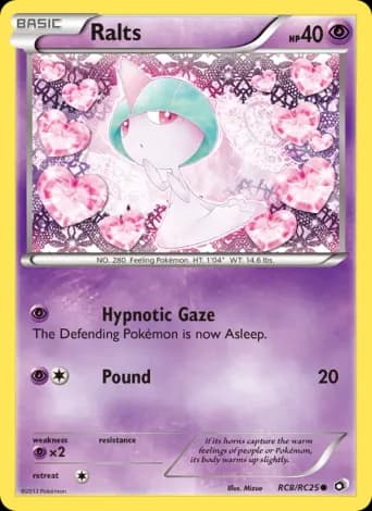 Ralts Pokémon card #RC8