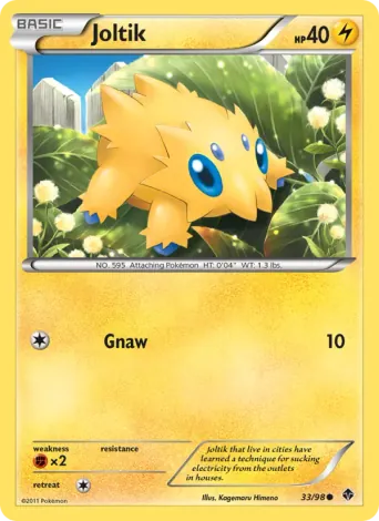 Joltik Pokémon card #33
