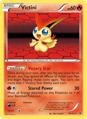 Victini Pokémon card #14