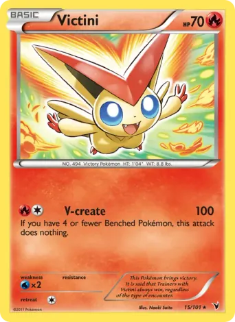 Victini Pokémon card #15