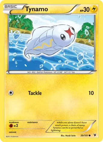 Tynamo Pokémon card #39