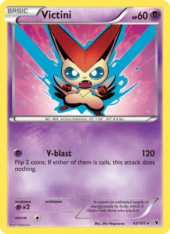 Victini Pokémon card #43