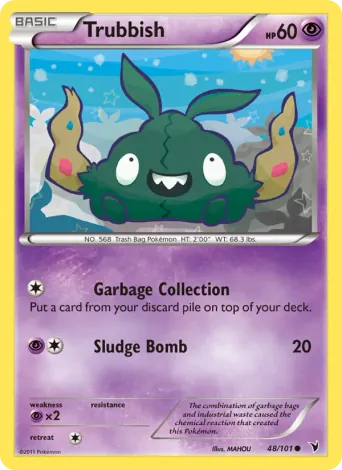 Trubbish Pokémon card #48