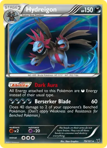 Hydreigon Pokémon card #79