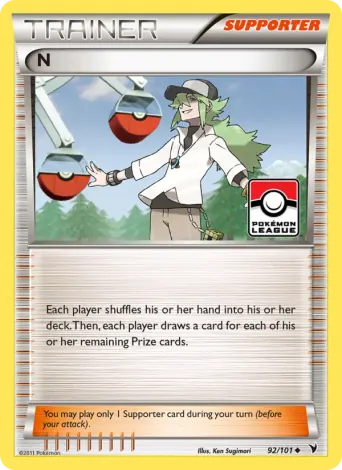 N Pokémon card #92