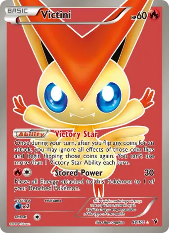 Victini Pokémon card #98