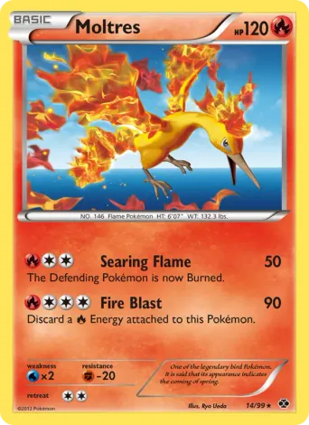 Moltres Pokémon card #14