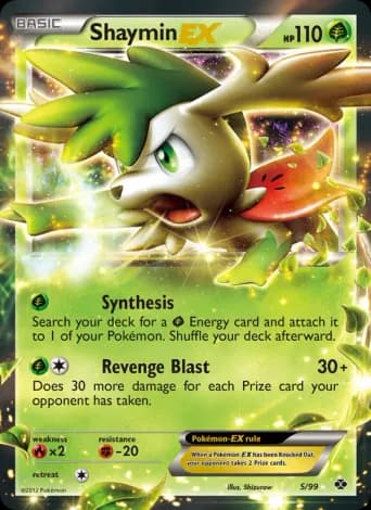 Shaymin-EX Pokémon card #5