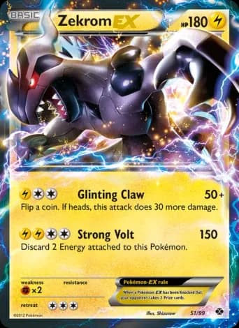 Zekrom-EX Pokémon card #51