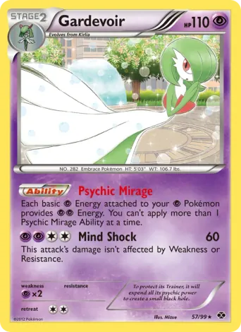 Gardevoir Pokémon card #57