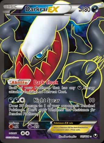 Darkrai-EX Pokémon card #107