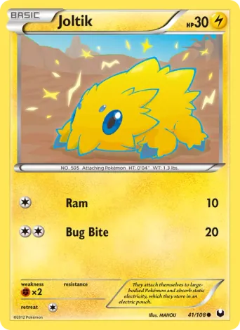 Joltik Pokémon card #41