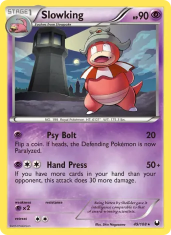 Slowking Pokémon card #49